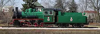 Narrow gauge steam locomotive of Marecka Kolej Dojazdowa