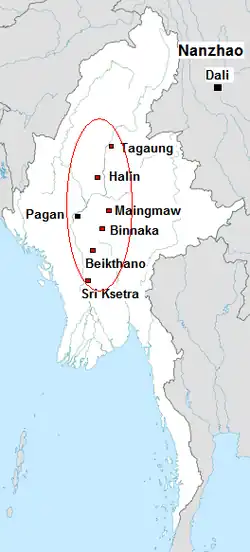 Location of Early Pagan