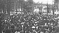 The 1917 gathering of Qurultay near the Bakhchisaray Palace