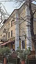 Neoclassical building on Qabanbay Batyr street