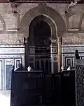 The mausoleum chamber of Sultan Qaytbay, with mihrab visible, 2006