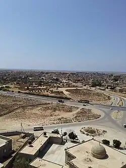Aerial view of Qaminis in 2019