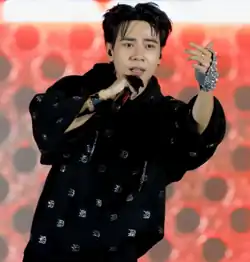 Quang Hùng MasterD in 2025, singing