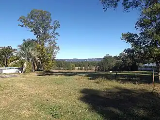 View southwest Quarry Road, 2015