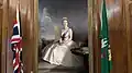 Queen's portrait in the dining room