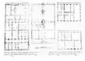 Plans before expansion in the 18th century.