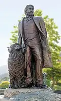 Statue of William Gilbert Rees by Minhal Al-Halabi