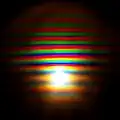 Light source positioned 10 cm away from the camera lens.