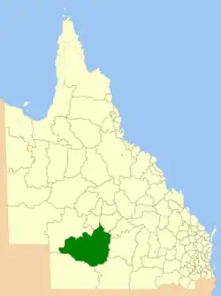 Location in Queensland