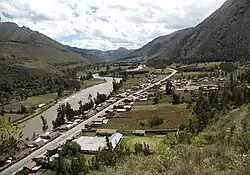 Aerial view of the area