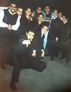 Last concert of Ráfaga with its original musicians (winter 2002 in Isidro Casanova)
