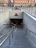 Entry stairs near H.C. Andersens Boulevard.