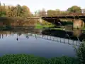 Railway bridge over the river Oker in Rüningen.