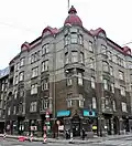 Building on Brīvības street 58, Riga. (Architect: A. Vanags)