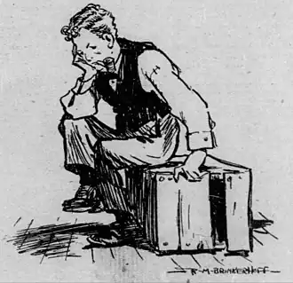 "Robert M. Brinkerhoff as he looks to himself," self caricature, in the : CS1 maint: location missing publisher (link) ProQuest 2260421589.