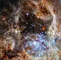 R136 observed with Hubble's WFC3[17]