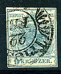 Type RDo-Iy TRIEST (Trieste) (the year 1850 or 1851 is outside the stamp)