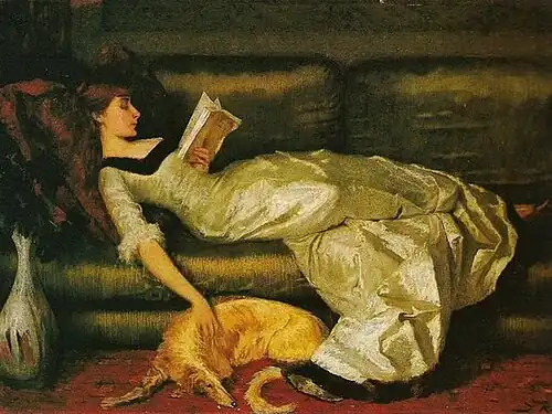 The Artist's Sister Reading (1885–1890)