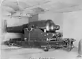 RML 10 inch 18 ton gun in 1891