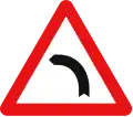 Dangerous curve to the left