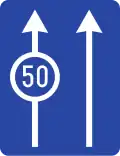 Finishing with minimum speed limit