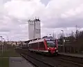Alstrom Coradia LINT entering station