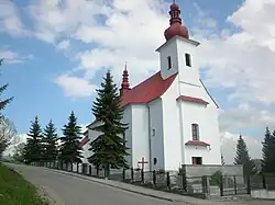 Baroque church in the village