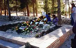 Rabin's grave, 1995