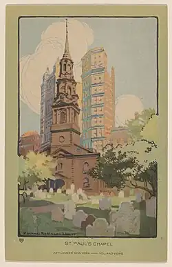 From the cemetery, 1914