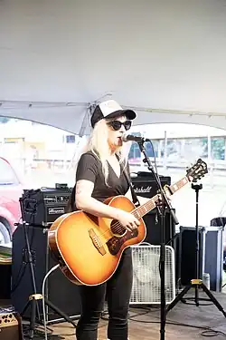 Brooke performing at Muddy Roots, August 2021