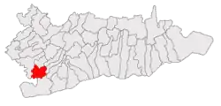 Location in Călărași County