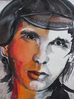 Portrait of Wojaczek by Zbigniew Kresowaty