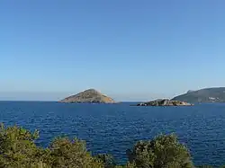 View of Raftis Island and Raftopoula