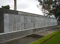 The names of the War Heroes in marble II