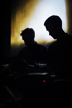 Raime performing at Sonic Acts 2013 festival in Amsterdam, Netherlands