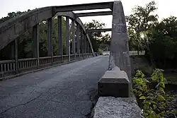 Picture of Soden's Grove Bridge, taken from the southwest end.