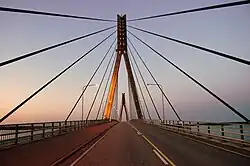 The Replot Bridge connects Korsholm to Replot Island