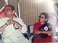 Rajanala with wife
