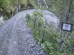 Typical hairpin turn
