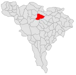 Location in Alba County