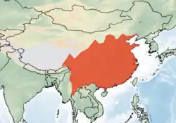 Map of range