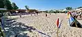 Beach football arena at the Pärnu beach