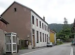 The town hall and school in Raon-lès-Leau