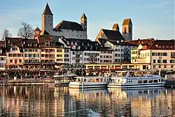 Rapperswil Castle and port