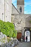Lower portal, St. John's Church (to the left) and Herrenberg in the background