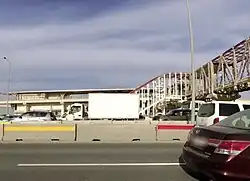 Ras Abu Fontas station under construction in 2017.