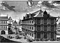 Early 18th century depiction, north-eastern side (etching by David Herrliberger, c. 1740)