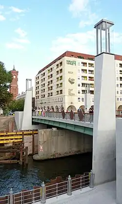 New Rathaus Bridge in 2012