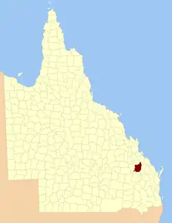 Location within Queensland