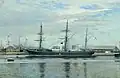 The vessels predecessor, the clipper Razobynik of the Imperial Russian Navy.